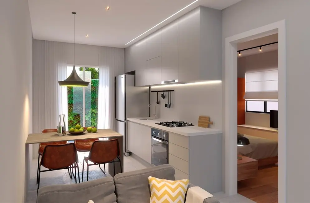 Foto 3 de Apartamento com 2 quartos à venda, 52m2 em Santa Cândida, Curitiba - PR