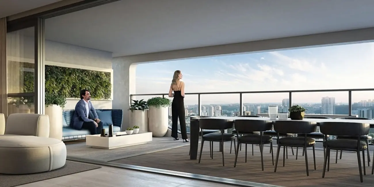 Apartamento com 2 quartos à venda, 134m2 em Chácara Santo Antônio (Zona Sul), São Paulo - SP - imagem 6 Foto 6 de Apartamento com 2 quartos à venda, 134m2 em Chácara Santo Antônio (Zona Sul), São Paulo - SP