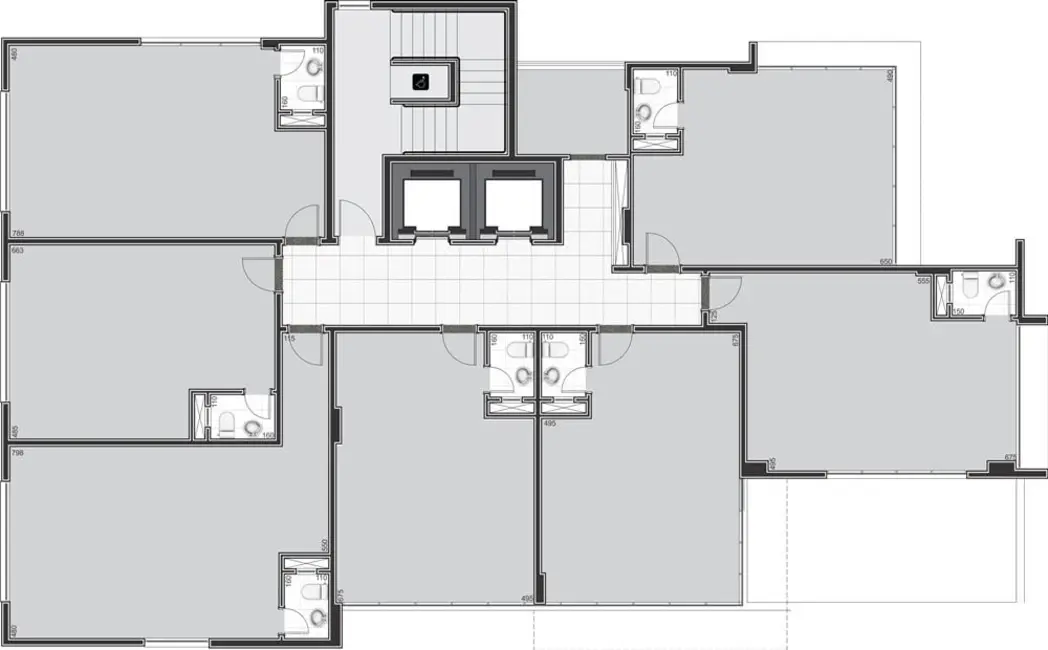 Foto 8 de Sala Comercial à venda, 46m2 em Mossunguê, Curitiba - PR