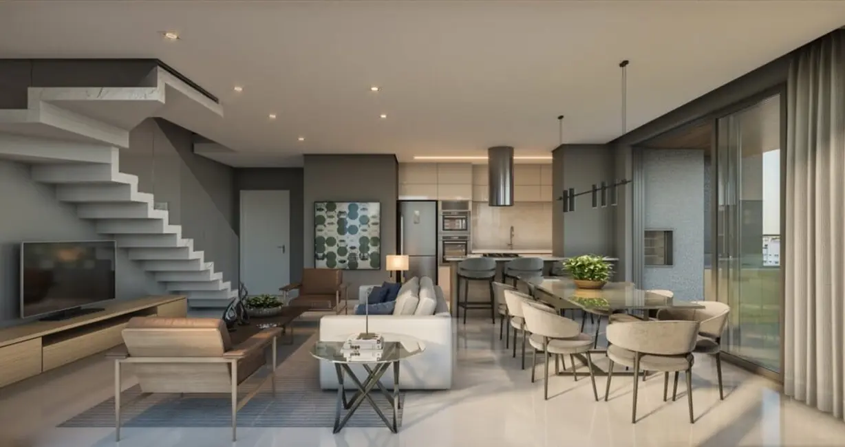 Foto 8 de Apartamento com 2 quartos à venda, 75m2 em Cabral, Curitiba - PR