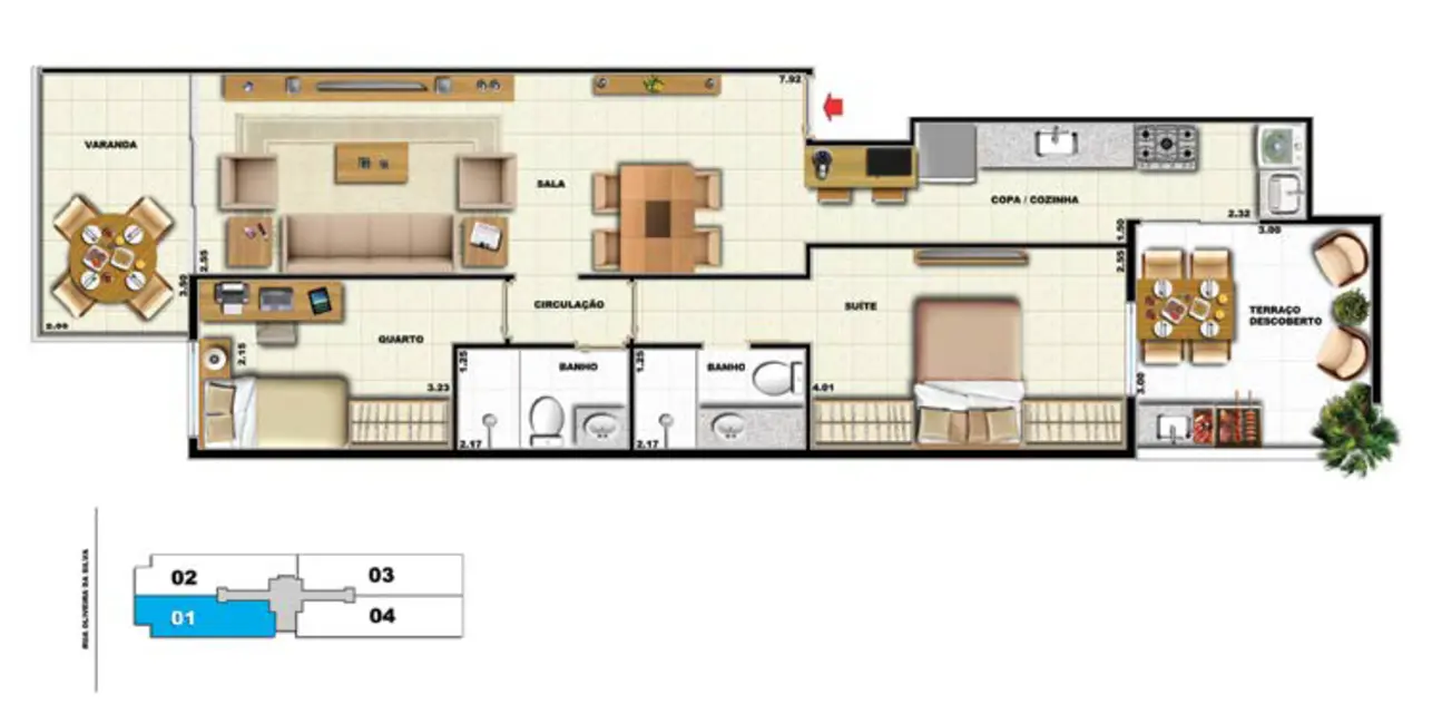 Cobertura com 2 quartos à venda, 140m2 em Tijuca, Rio De Janeiro - RJ - imagem 6 Foto 6 de Cobertura com 2 quartos à venda, 140m2 em Tijuca, Rio De Janeiro - RJ