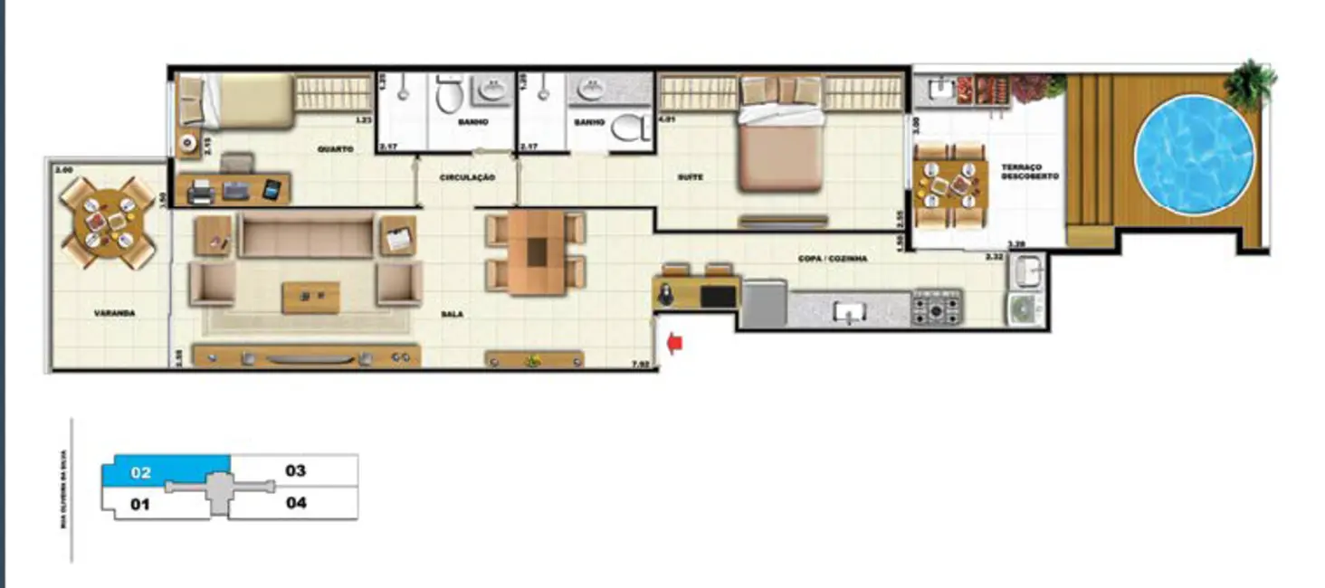 Cobertura com 2 quartos à venda, 140m2 em Tijuca, Rio De Janeiro - RJ - imagem 7 Foto 7 de Cobertura com 2 quartos à venda, 140m2 em Tijuca, Rio De Janeiro - RJ