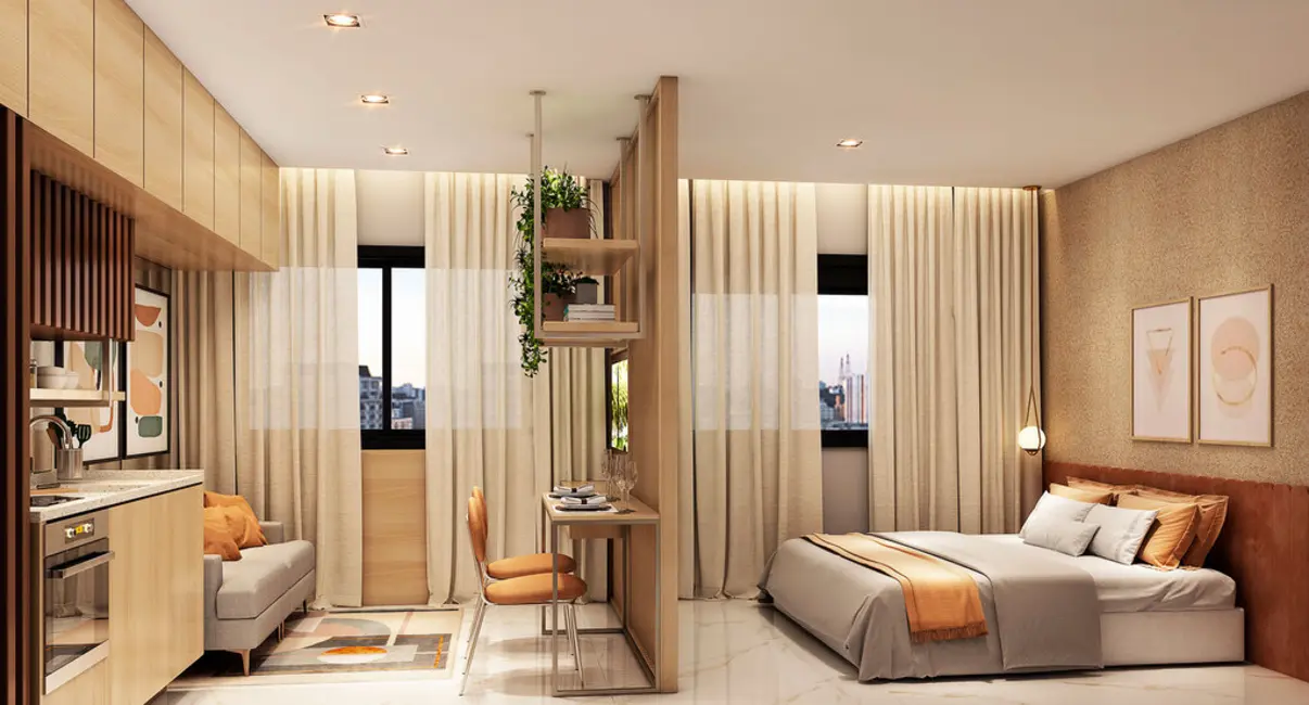 Apartamento com 1 quarto à venda, 25m2 em Vila Pompéia, São Paulo - SP - imagem 7 Foto 7 de Apartamento com 1 quarto à venda, 25m2 em Vila Pompéia, São Paulo - SP