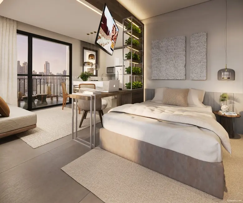 Foto 9 de Apartamento com 1 quarto à venda, 48m2 em Batel, Curitiba - PR