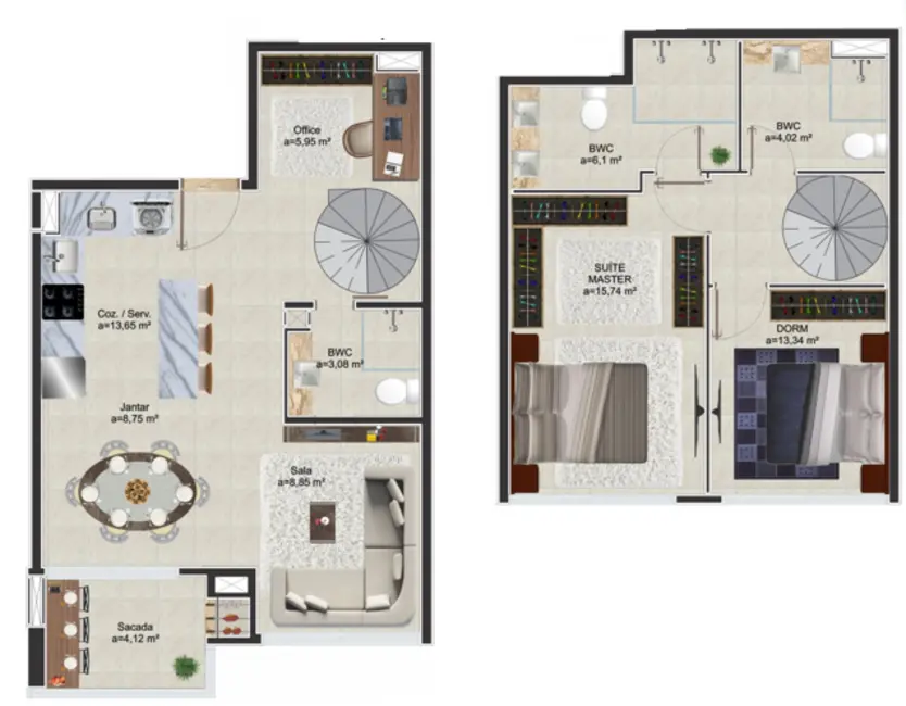 Foto 4 de Apartamento com 1 quarto à venda, 80m2 em Cachoeira do Bom Jesus, Florianopolis - SC