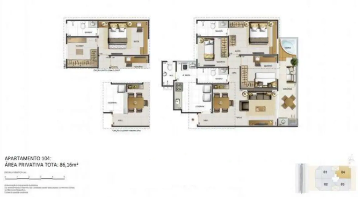 Cobertura com 2 quartos à venda, 172m2 em Recreio dos Bandeirantes, Rio De Janeiro - RJ - imagem 5 Foto 5 de Cobertura com 2 quartos à venda, 172m2 em Recreio dos Bandeirantes, Rio De Janeiro - RJ