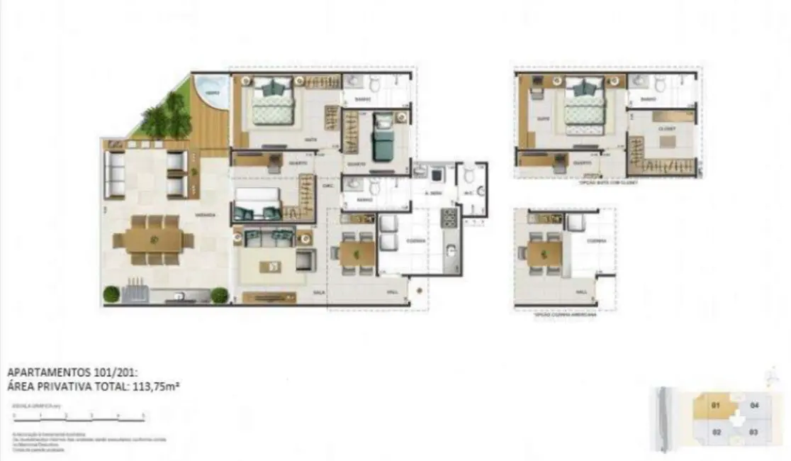 Cobertura com 2 quartos à venda, 172m2 em Recreio dos Bandeirantes, Rio De Janeiro - RJ - imagem 6 Foto 6 de Cobertura com 2 quartos à venda, 172m2 em Recreio dos Bandeirantes, Rio De Janeiro - RJ