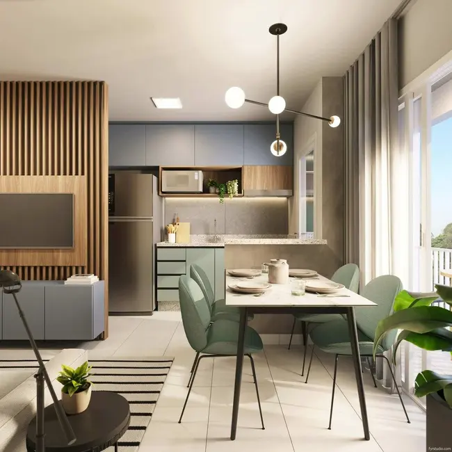 Apartamento com 2 quartos à venda, 45m2 em Campina da Barra, Araucaria - PR - imagem 5 Foto 5 de Apartamento com 2 quartos à venda, 45m2 em Campina da Barra, Araucaria - PR