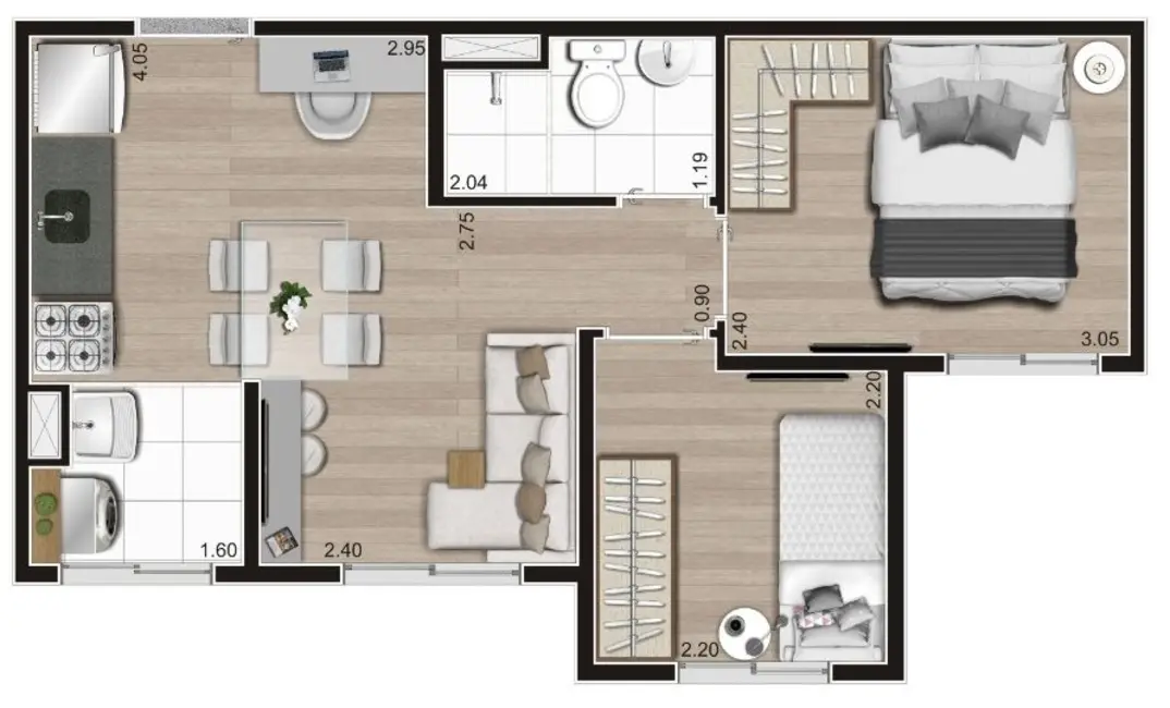 Apartamento com 2 quartos à venda, 32m2 em Tucuruvi, São Paulo - SP - imagem 9 Foto 9 de Apartamento com 2 quartos à venda, 32m2 em Tucuruvi, São Paulo - SP