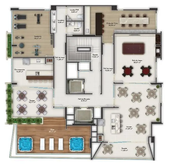 Foto 3 de Apartamento com 3 quartos à venda, 137m2 em Meia Praia, Itapema - SC