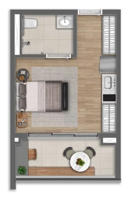 Foto 9 de Apartamento com 1 quarto à venda, 24m2 em Alto da Boa Vista, São Paulo - SP