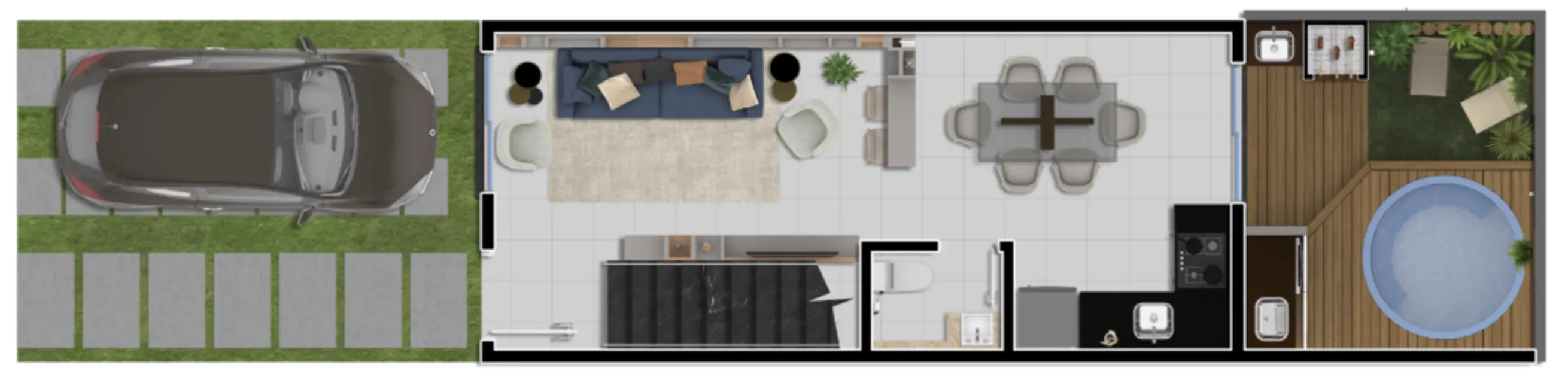 Foto 3 de Casa de Condomínio com 2 quartos à venda, 87m2 em Vila Nova, Porto Alegre - RS