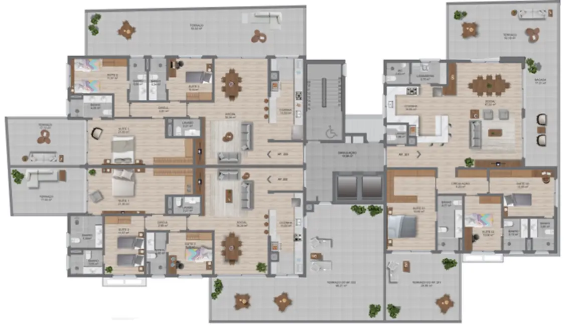 Foto 7 de Apartamento com 3 quartos à venda, 211m2 em Tristeza, Porto Alegre - RS