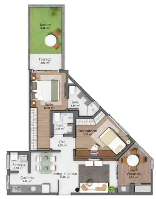 Apartamento com 2 quartos à venda, 106m2 em Santo Antônio de Lisboa, Florianopolis - SC - imagem 9 Foto 9 de Apartamento com 2 quartos à venda, 106m2 em Santo Antônio de Lisboa, Florianopolis - SC