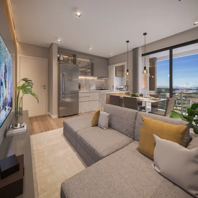 Apartamento com 2 quartos à venda, 44m2 em Atuba, Curitiba - PR - imagem 4 Foto 4 de Apartamento com 2 quartos à venda, 44m2 em Atuba, Curitiba - PR