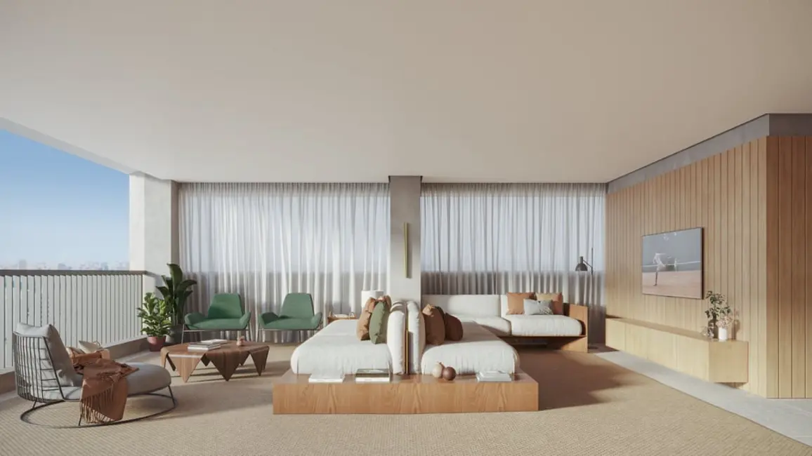 Apartamento com 4 quartos à venda, 244m2 em Pinheiros, São Paulo - SP - imagem 5 Foto 5 de Apartamento com 4 quartos à venda, 244m2 em Pinheiros, São Paulo - SP