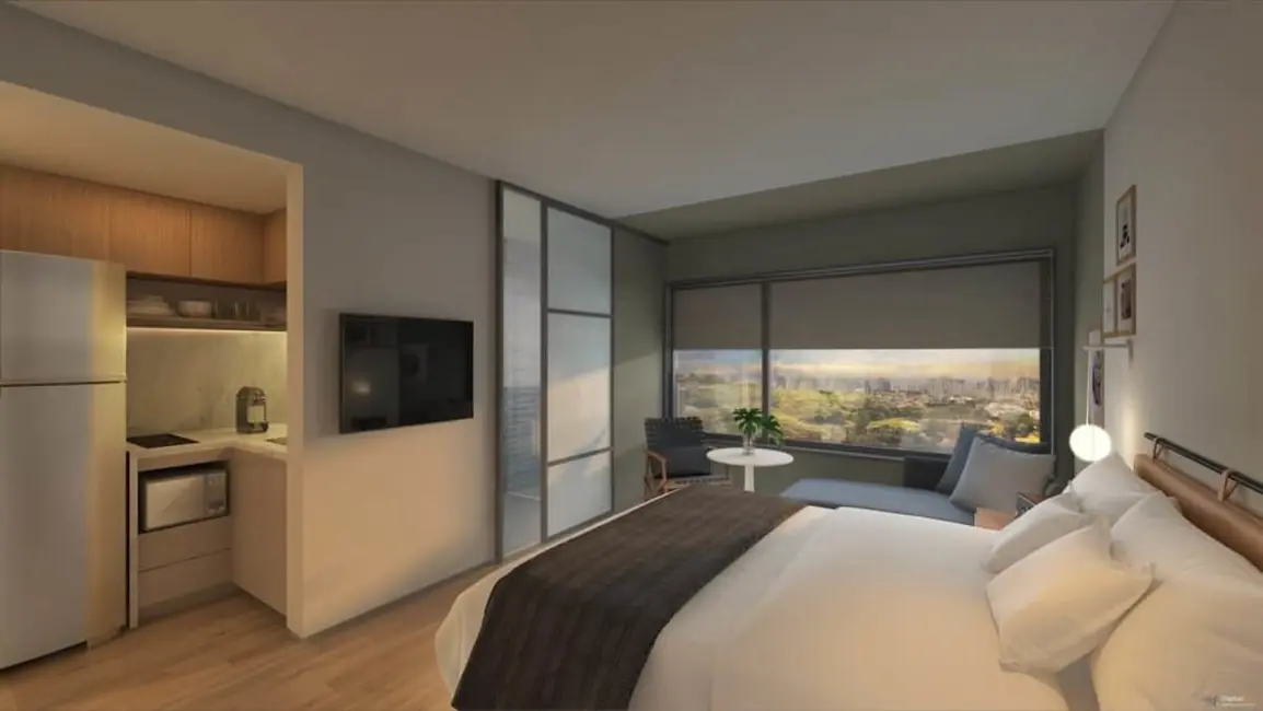 Apartamento com 1 quarto à venda, 25m2 em Vila Madalena, São Paulo - SP - imagem 5 Foto 5 de Apartamento com 1 quarto à venda, 25m2 em Vila Madalena, São Paulo - SP