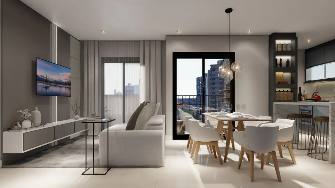 Apartamento com 3 quartos à venda, 77m2 em Estância Pinhais, Pinhais - PR - imagem 5 Foto 5 de Apartamento com 3 quartos à venda, 77m2 em Estância Pinhais, Pinhais - PR