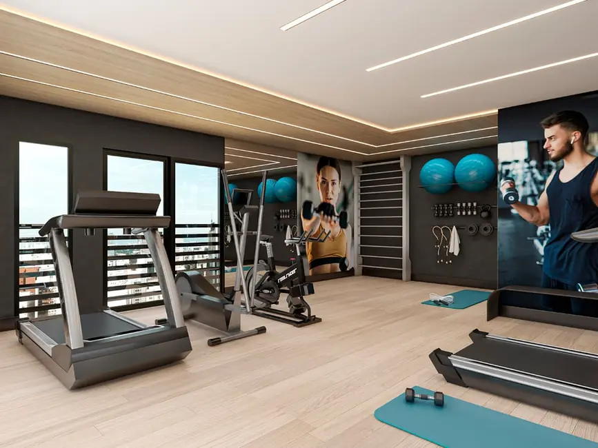 Foto 5 de Apartamento com 3 quartos à venda, 47m2 em Cidade Industrial, Curitiba - PR