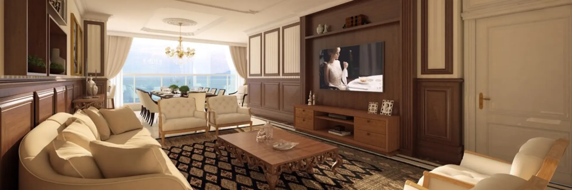 Foto 6 de Apartamento com 4 quartos à venda, 166m2 em Meia Praia, Itapema - SC