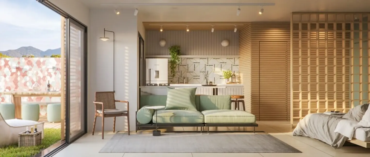 Foto 5 de Apartamento com 1 quarto à venda, 70m2 em Campeche, Florianopolis - SC