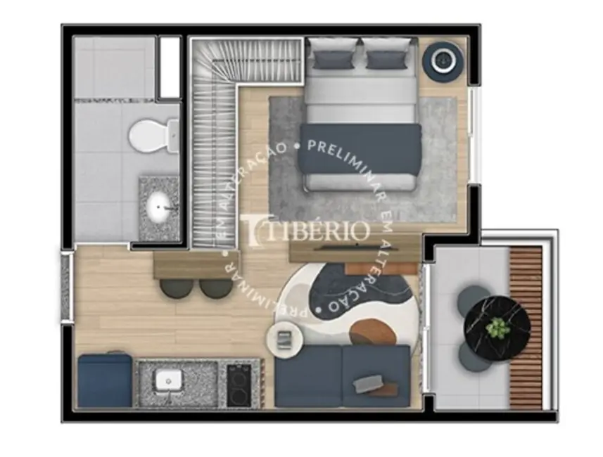 Apartamento com 2 quartos à venda, 39m2 em Tatuapé, São Paulo - SP - imagem 8 Foto 8 de Apartamento com 2 quartos à venda, 39m2 em Tatuapé, São Paulo - SP