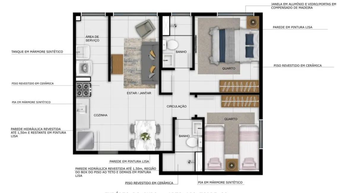 Foto 9 de Apartamento com 2 quartos à venda, 47m2 em Centro, Sao Goncalo - RJ