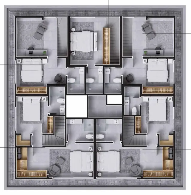 Apartamento com 2 quartos à venda, 64m2 em Centro, Florianopolis - SC - imagem 4 Foto 4 de Apartamento com 2 quartos à venda, 64m2 em Centro, Florianopolis - SC