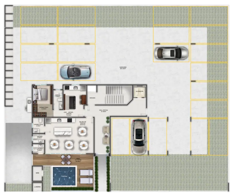 Cobertura com 3 quartos à venda, 138m2 em Bombinhas - SC - imagem 9 Foto 9 de Cobertura com 3 quartos à venda, 138m2 em Bombinhas - SC