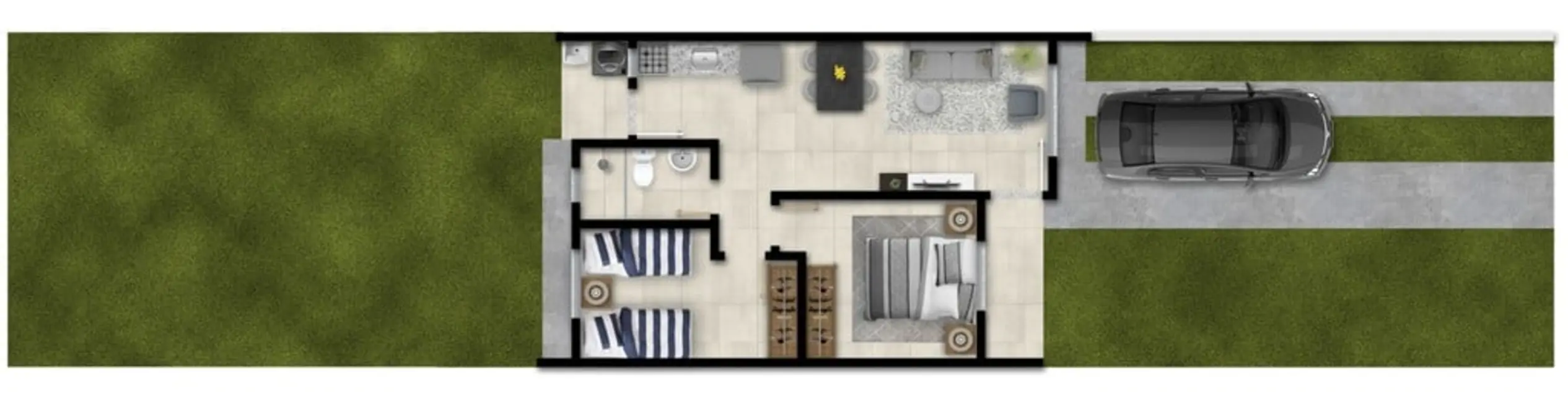 Foto 6 de Casa de Condomínio com 2 quartos à venda, 56m2 em Campo Novo, Porto Alegre - RS