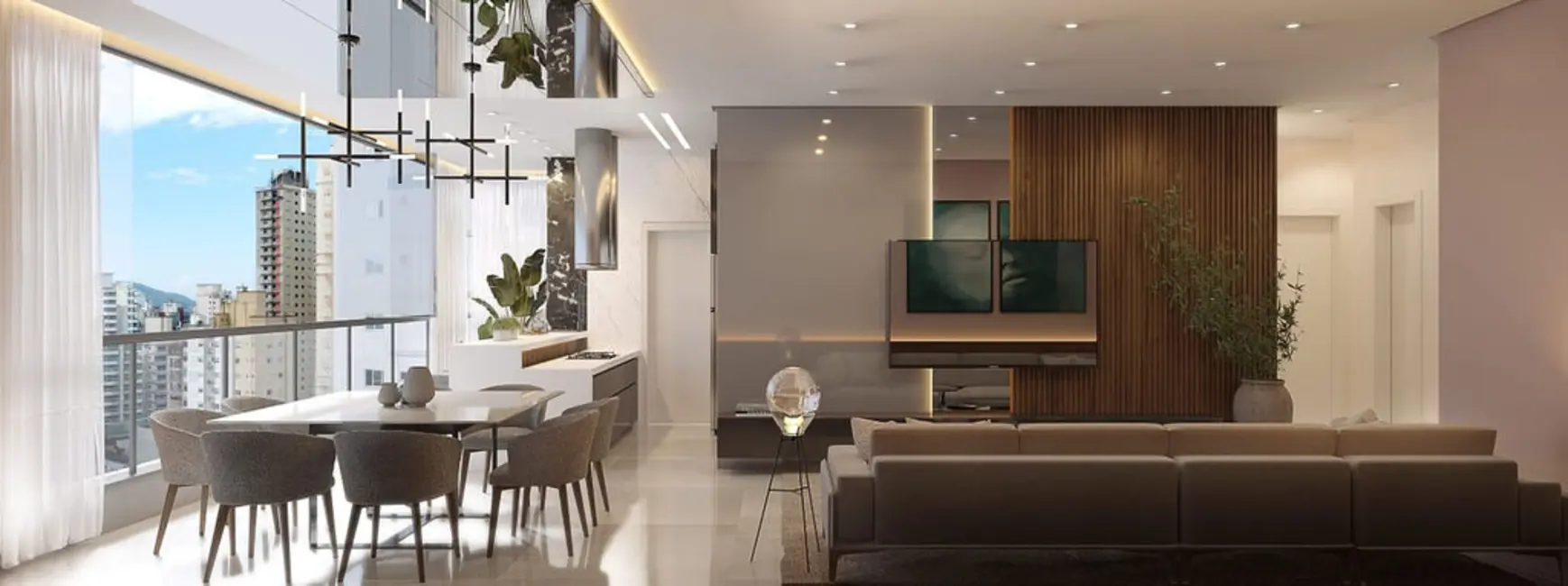 Foto 4 de Apartamento com 3 quartos à venda, 111m2 em Meia Praia, Itapema - SC