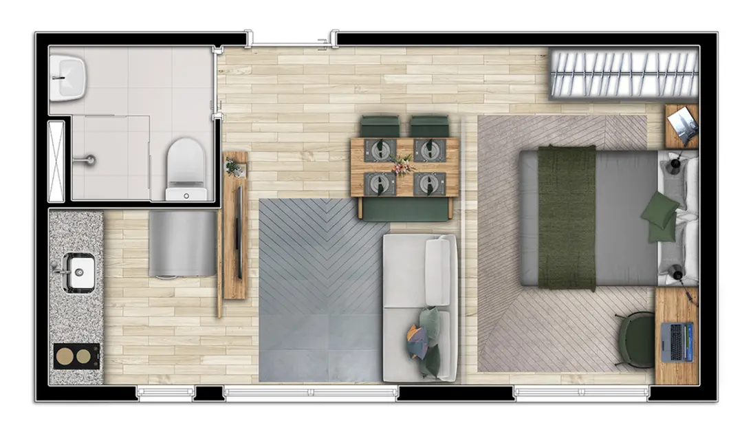 Foto 9 de Apartamento com 1 quarto à venda, 24m2 em Vila Buarque, São Paulo - SP