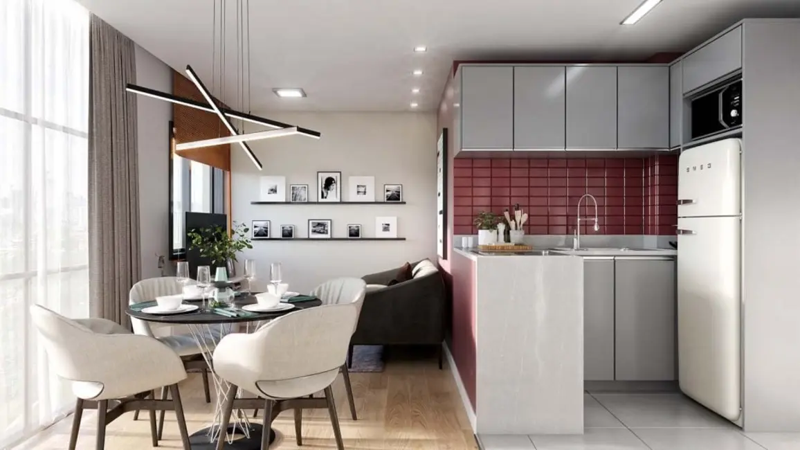 Foto 3 de Apartamento com 3 quartos à venda, 68m2 em Tingui, Curitiba - PR