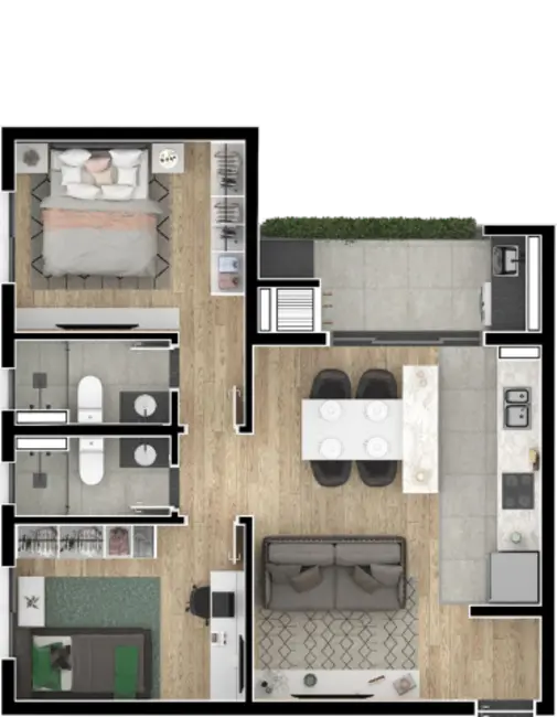Foto 22 de Apartamento com 3 quartos à venda, 86m2 em Boa Vista, Curitiba - PR