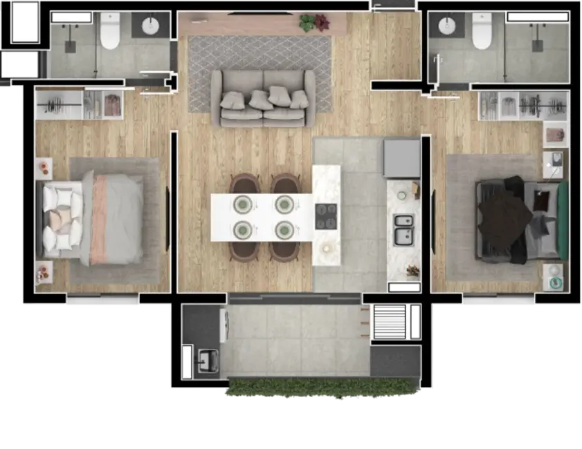 Foto 24 de Apartamento com 3 quartos à venda, 86m2 em Boa Vista, Curitiba - PR