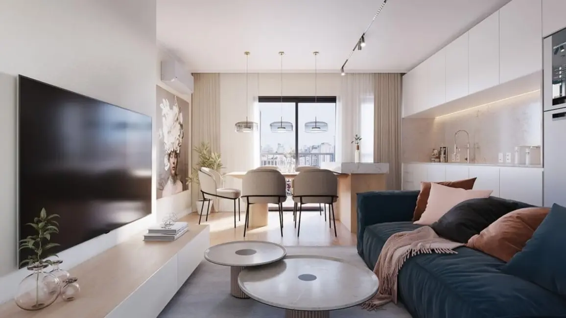 Foto 6 de Apartamento com 3 quartos à venda, 91m2 em Cabral, Curitiba - PR