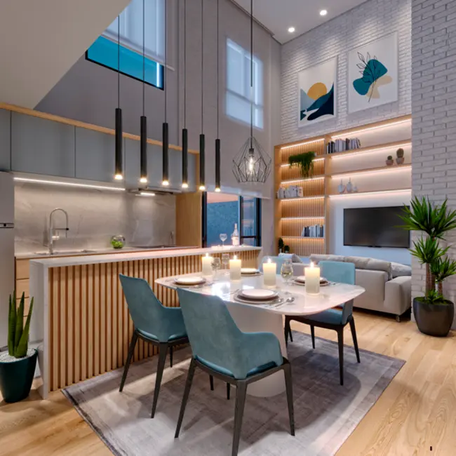 Foto 7 de Apartamento com 1 quarto à venda, 39m2 em Santa Felicidade, Curitiba - PR