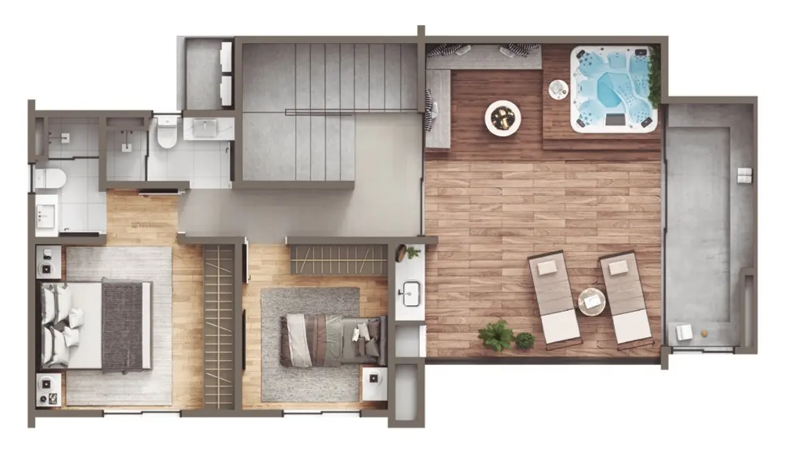 Cobertura com 4 quartos à venda, 131m2 em Vila Faustina II, Valinhos - SP - imagem 4 Foto 4 de Cobertura com 4 quartos à venda, 131m2 em Vila Faustina II, Valinhos - SP