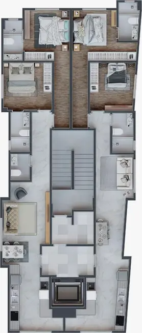 Foto 5 de Apartamento com 2 quartos à venda, 69m2 em Itapema - SC