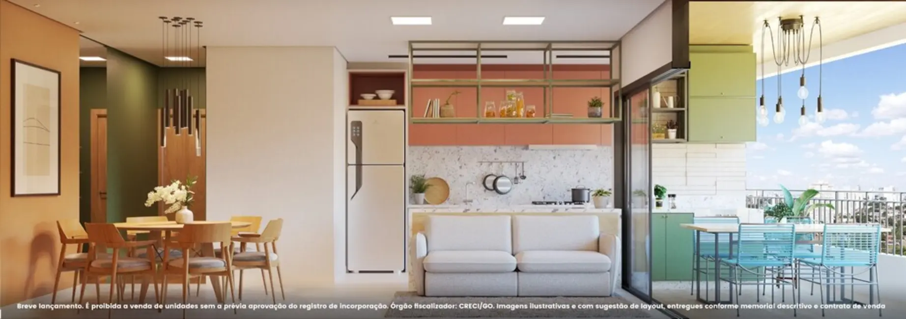 Foto 5 de Apartamento com 3 quartos à venda, 94m2 em Setor Central, Goiania - GO