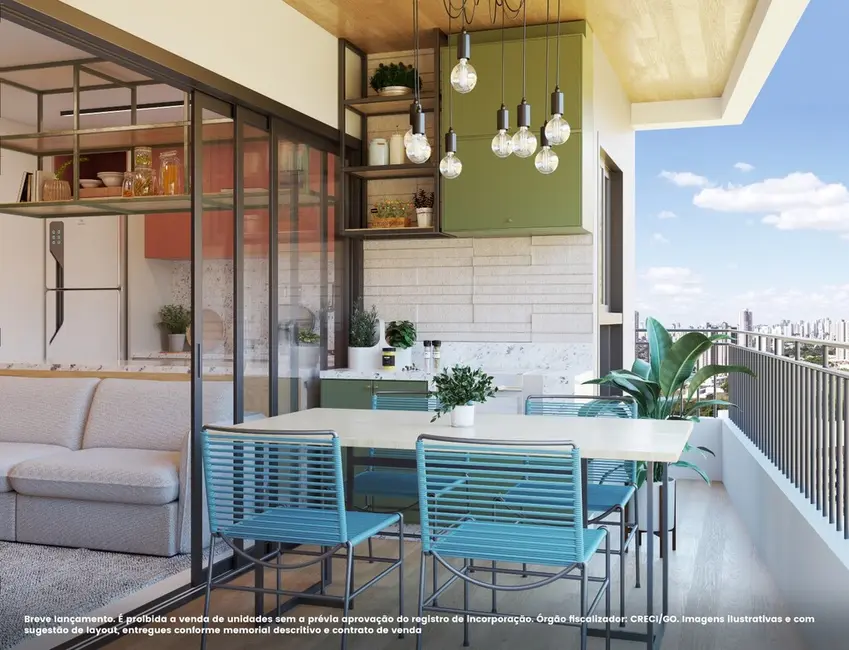 Foto 6 de Apartamento com 3 quartos à venda, 94m2 em Setor Central, Goiania - GO