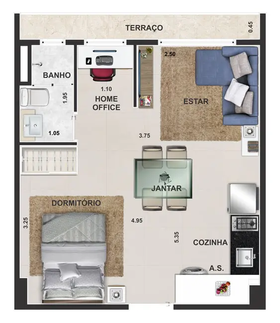 Foto 8 de Apartamento com 2 quartos à venda, 39m2 em Santana, São Paulo - SP