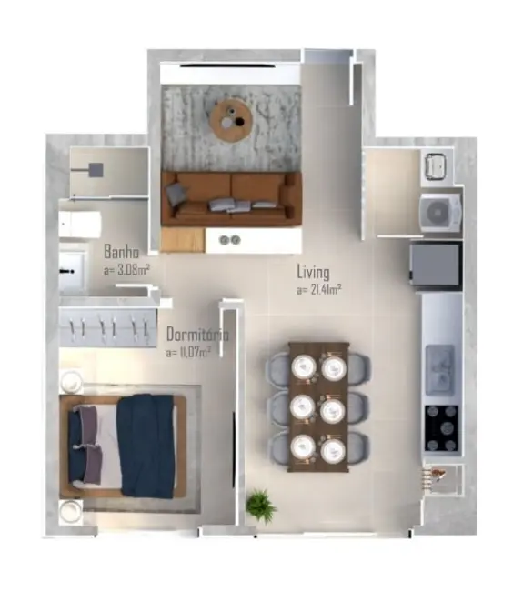 Foto 9 de Cobertura com 2 quartos à venda, 94m2 em Trindade, Florianopolis - SC