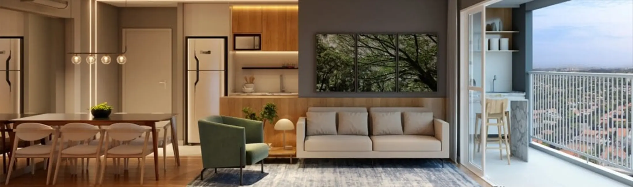 Apartamento com 2 quartos à venda, 81m2 em Loteamento Residencial Vila Bella Dom Pedro, Campinas - SP - imagem 4 Foto 4 de Apartamento com 2 quartos à venda, 81m2 em Loteamento Residencial Vila Bella Dom Pedro, Campinas - SP