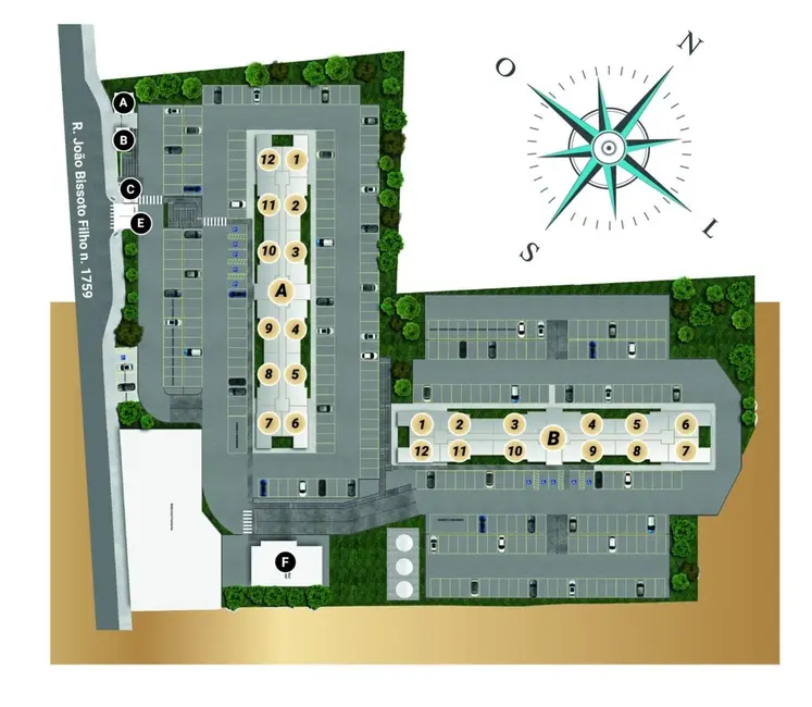 Foto 8 de Apartamento com 2 quartos à venda, 51m2 em Ortizes, Valinhos - SP