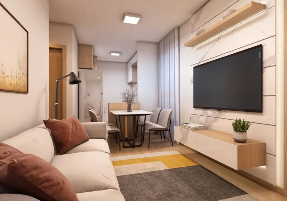 Foto 2 de Apartamento com 2 quartos à venda, 56m2 em Três Pontes, Itaborai - RJ