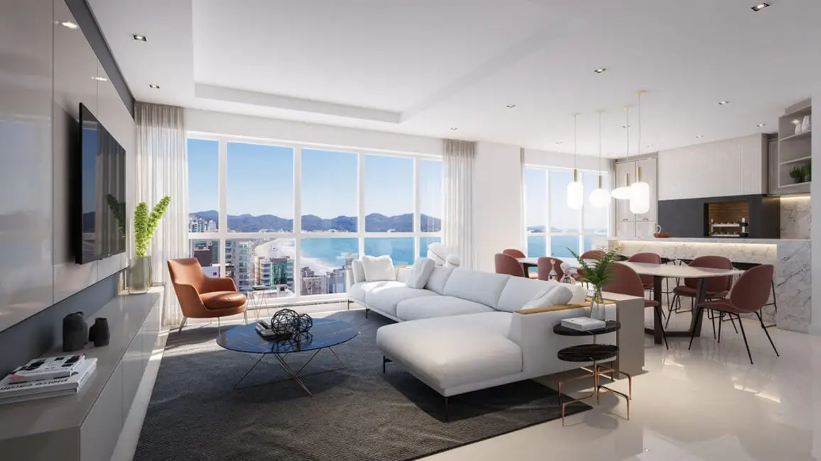 Foto 4 de Apartamento com 4 quartos à venda, 179m2 em Meia Praia, Itapema - SC