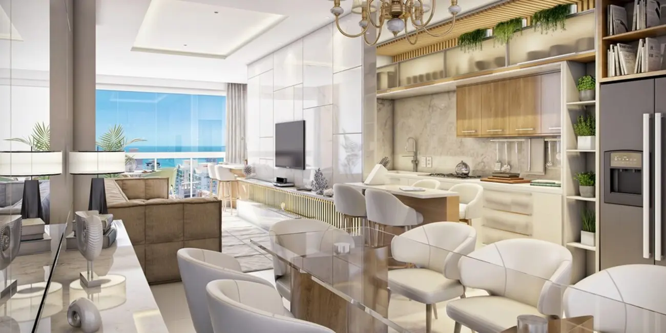 Foto 6 de Apartamento com 4 quartos à venda, 137m2 em Meia Praia, Itapema - SC