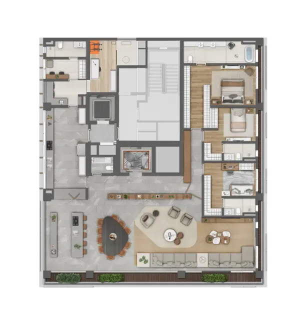 Apartamento com 3 quartos à venda, 288m2 em Jardins, São Paulo - SP - imagem 2 Foto 2 de Apartamento com 3 quartos à venda, 288m2 em Jardins, São Paulo - SP
