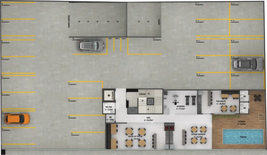 Apartamento com 2 quartos à venda, 120m2 em Nações, Balneario Camboriu - SC - imagem 8 Foto 8 de Apartamento com 2 quartos à venda, 120m2 em Nações, Balneario Camboriu - SC